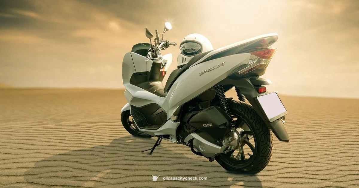 PCX 160 Oil Guide - Oil Capacity Check