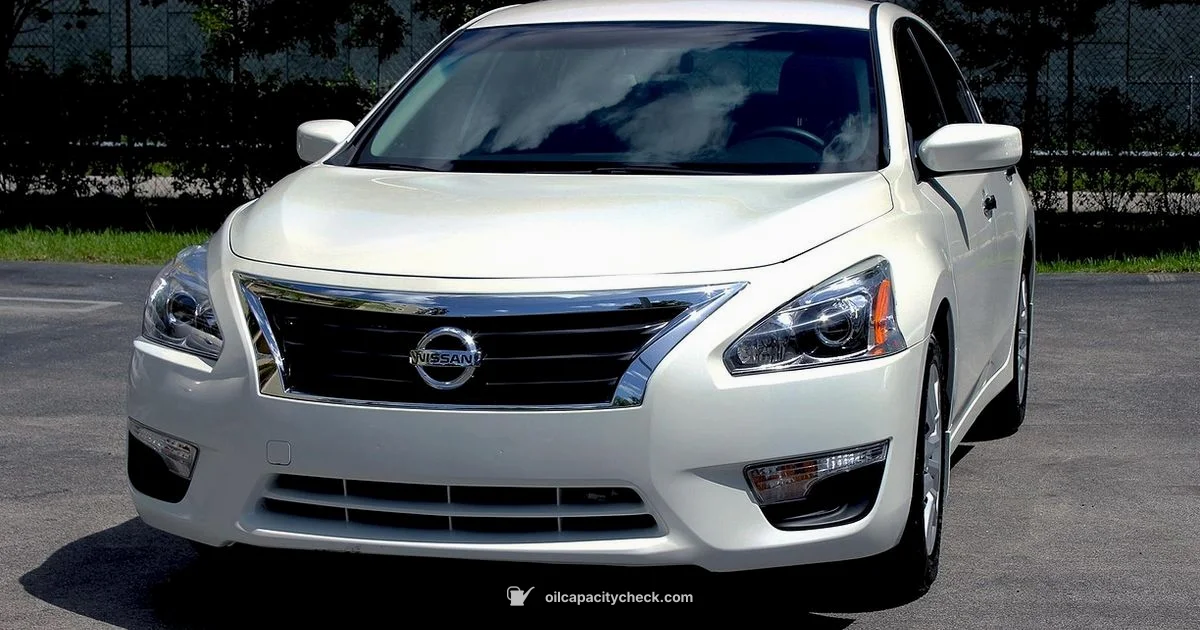 Altima Oil Capacity - Oil Capacity Check