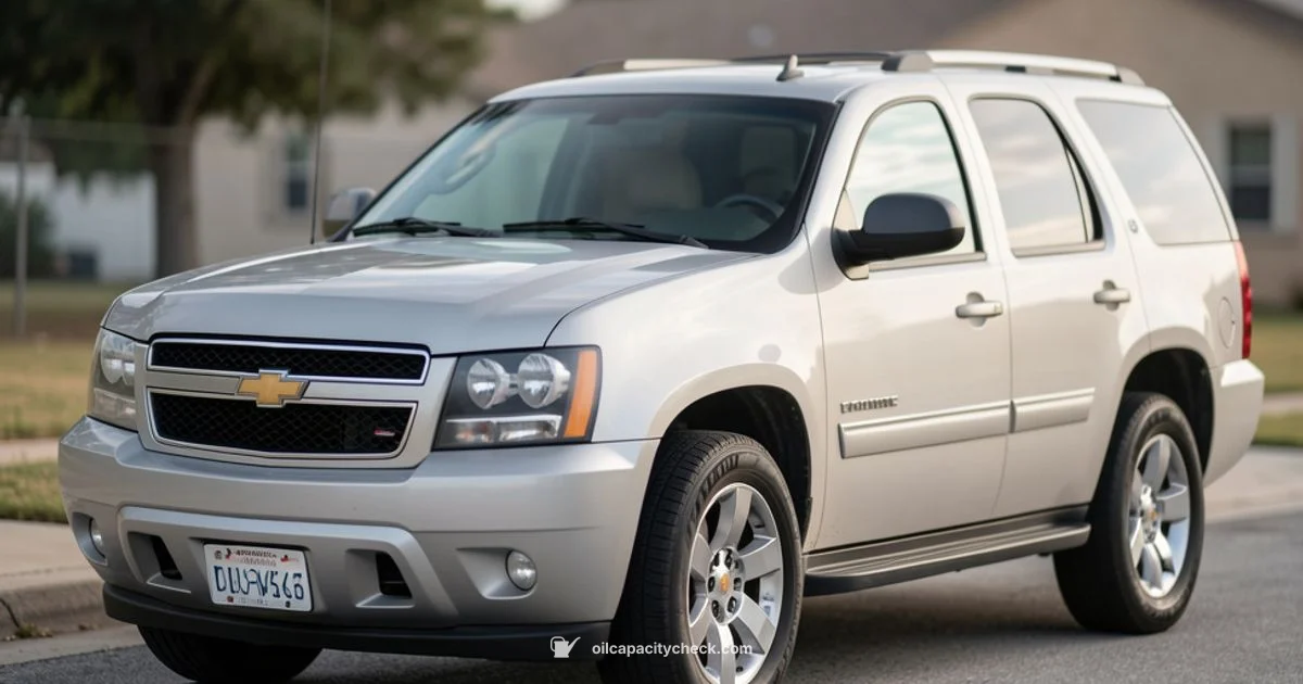 Tahoe Oil Capacity Tahoe Oil Capacity - Oil Capacity Check