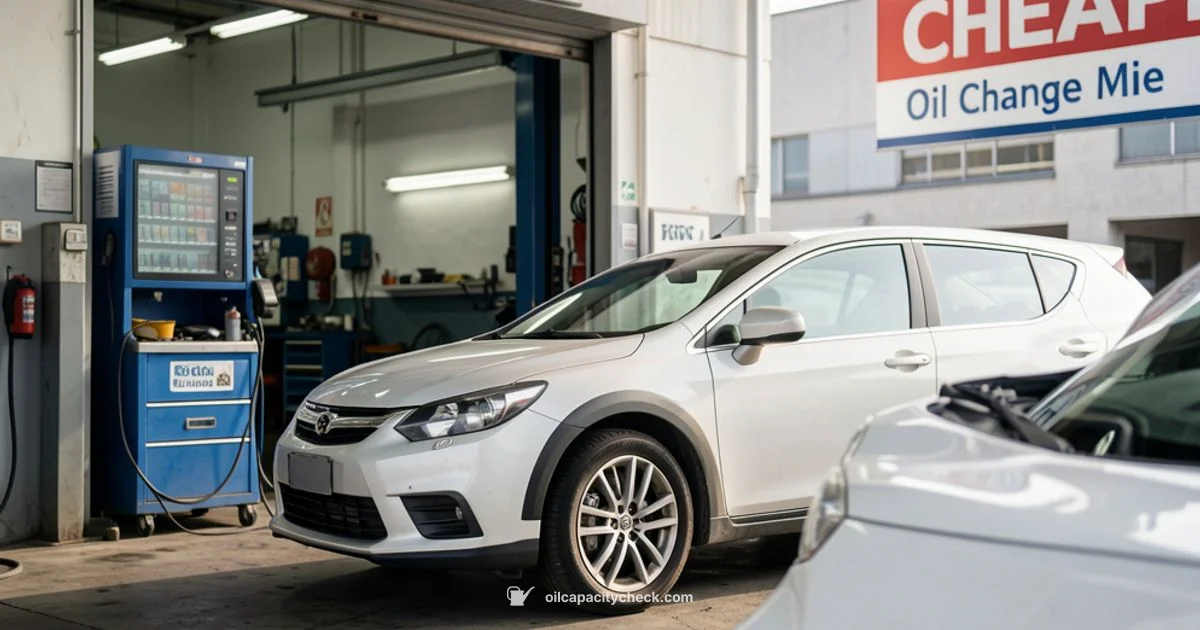 Cheap Oil Change - Oil Capacity Check