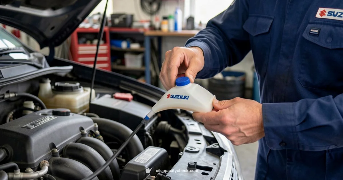 Swift Oil Capacity Guide - Oil Capacity Check