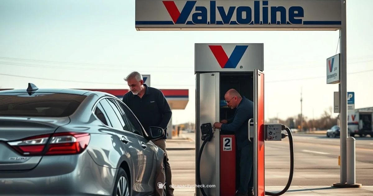 Valvoline Oil Change - Oil Capacity Check