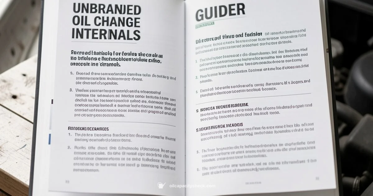 Oil Change Timing - Oil Capacity Check