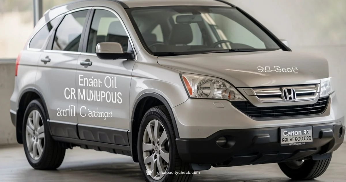 CR-V Oil Capacity - Oil Capacity Check