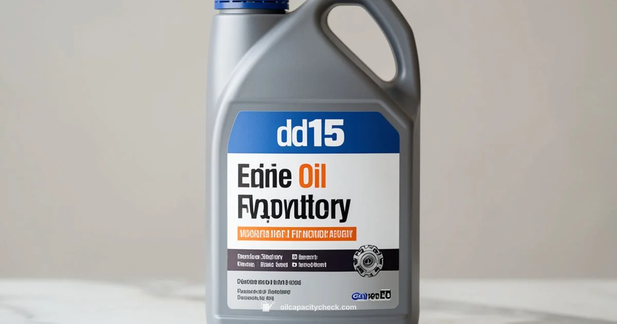 DD15 Oil Capacity - Oil Capacity Check